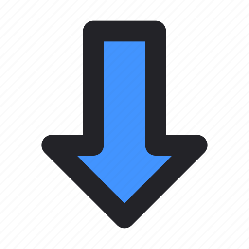 Arrow, chevron, direction, down, download, interface, user icon - Download on Iconfinder