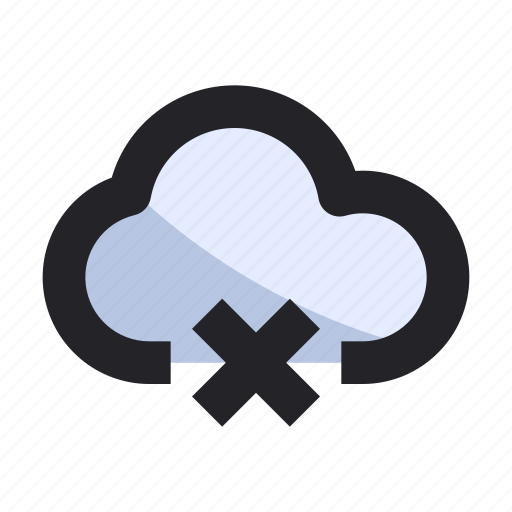 Backup, cancel, close, cloud, data, storage, weather icon - Download on Iconfinder