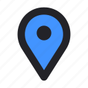 interface, location, map, marker, pin, place, point