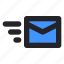 communication, email, envelope, interface, mail, messages, send 