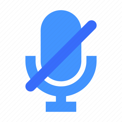 Audio, disable, mic, microphone, off, record, silent icon - Download on Iconfinder