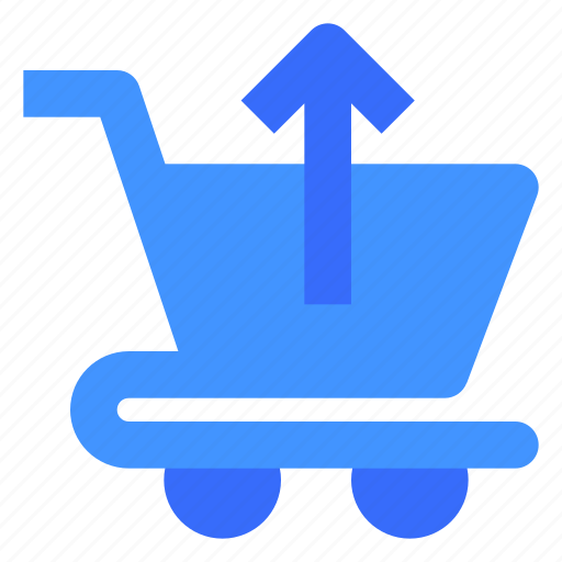 Buy, cart, interface, shop, shopping, trolley, upload icon - Download on Iconfinder