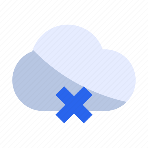 Backup, cancel, close, cloud, data, storage, weather icon - Download on Iconfinder