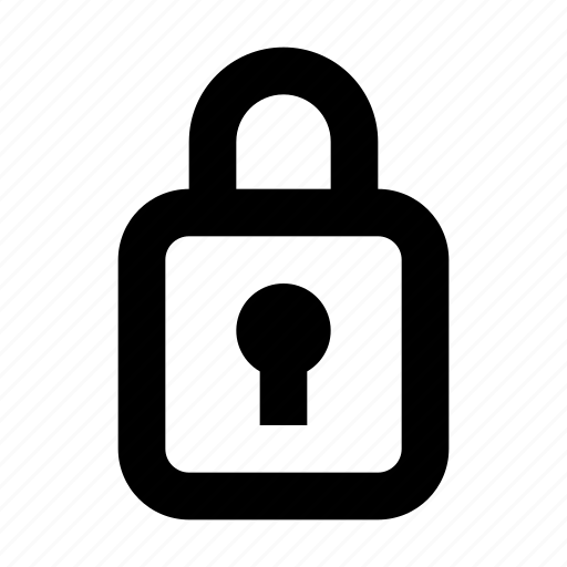 Interface, lock, locked, padlock, password, secure, security icon - Download on Iconfinder