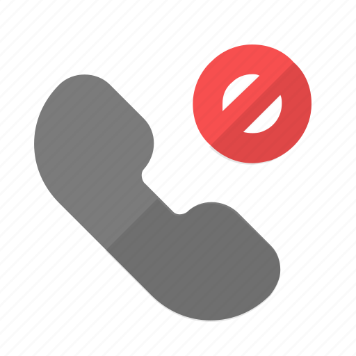 Block, call, blocked, phone icon - Download on Iconfinder