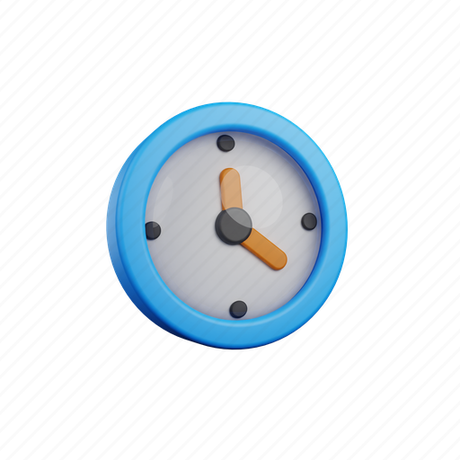 Clock, watch, business, stopwatch, date, timer, schedule 3D illustration - Download on Iconfinder