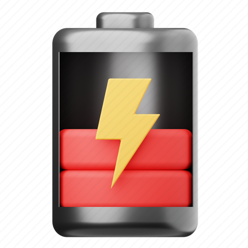 Low battery, battery-level, battery, energy, charging, charge icon - Download on Iconfinder