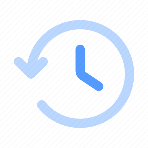 History, clock, counterclockwise, time, and, date icon - Download on Iconfinder