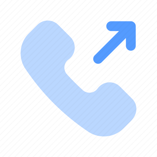 Outcoming, call, outgoing, telephone, phone, communications icon - Download on Iconfinder