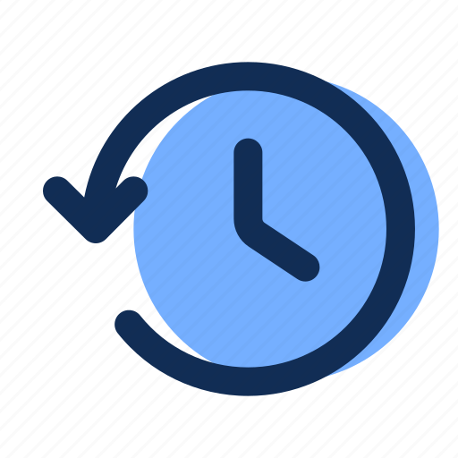 History, clock, counterclockwise, time, and, date icon - Download on Iconfinder