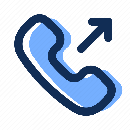 Outcoming, call, outgoing, telephone, phone, communications icon - Download on Iconfinder