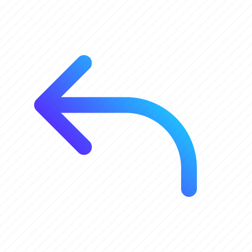 Reply, ui, left, arrow, response, previous icon - Download on Iconfinder