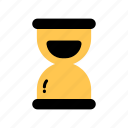 hourglass, wait, sand time, clock, sand, time