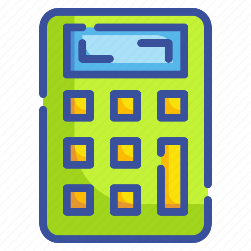 Calculate, calculator, financial, interface, mathematic, numbers, tools icon - Download on Iconfinder