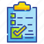 interface, list, paper, files, checklist 
