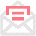 email, letter, message, user interface