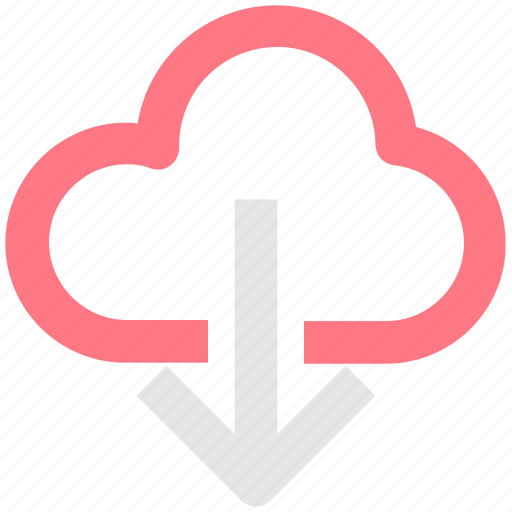 Arrow, cloud, download, user interface icon - Download on Iconfinder