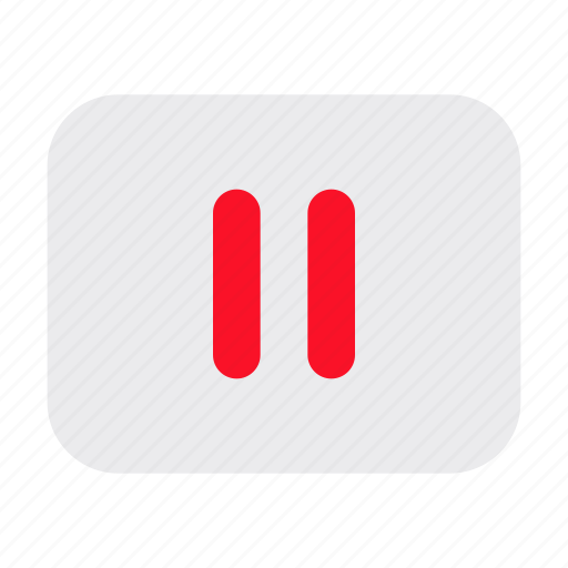 Pause, multimedia, music, player, video icon - Download on Iconfinder