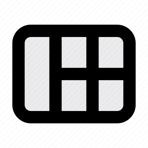 Grid, table, data, tables, rectangles, 2 icon - Download on Iconfinder