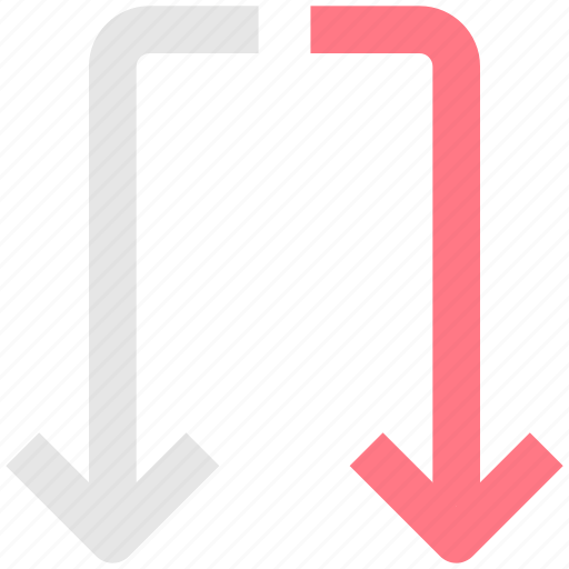 Arrows, direction, down, user interface icon - Download on Iconfinder