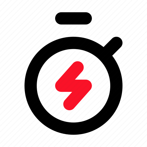 Stopwatch, power, fast, charge, electronics, energy icon - Download on Iconfinder