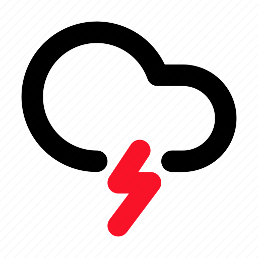 Thunder, cloud, strom, lightening, rain icon - Download on Iconfinder