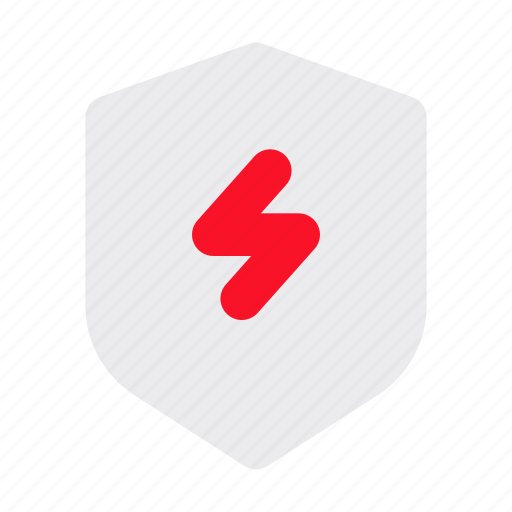 Security, shield, power, protection, bolt icon - Download on Iconfinder