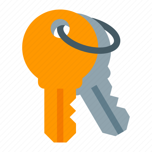 Keychain, access, key, lock, security icon - Download on Iconfinder