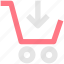 cart, download, shopping, user interface 