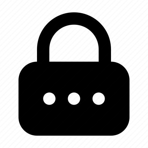 Password, padlock, login, otp, security icon - Download on Iconfinder