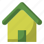 building, home, house, interface, profile, user 