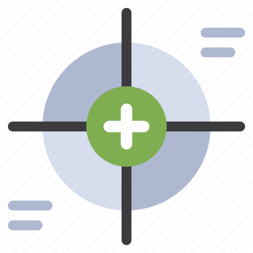 Crosshair, focus, reticle, scope, target icon - Download on Iconfinder