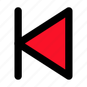 previous, arrows, direction, directional, back