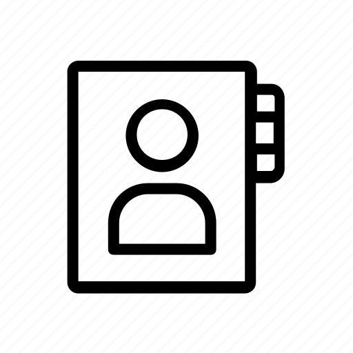 Address-book, book, contact, contact book, notebook, phone-book icon - Download on Iconfinder