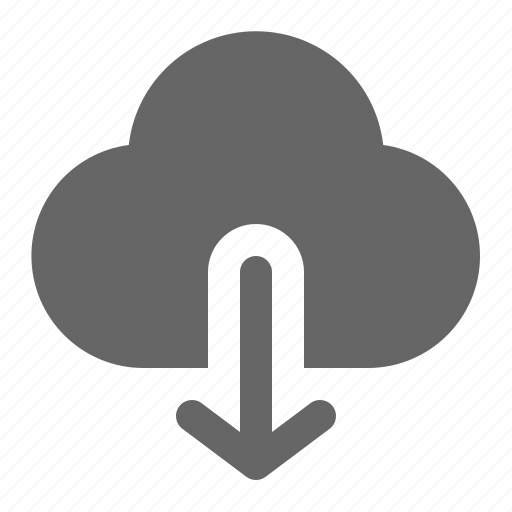 Arrow, cloud, down, download, weather icon - Download on Iconfinder