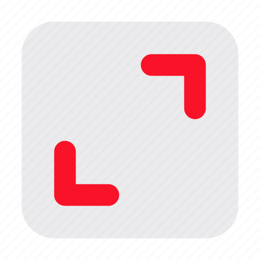 Zoom, screen, capacity, full, expand, arrows icon - Download on Iconfinder