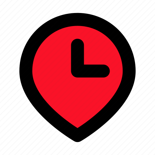 History, pin, temporary, time, location icon - Download on Iconfinder