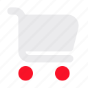 trolley, cart, shopping, center