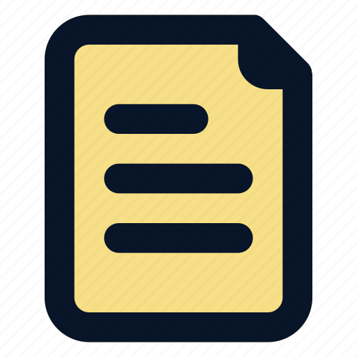 Document, file, format, paper, page, sheet, text icon - Download on Iconfinder