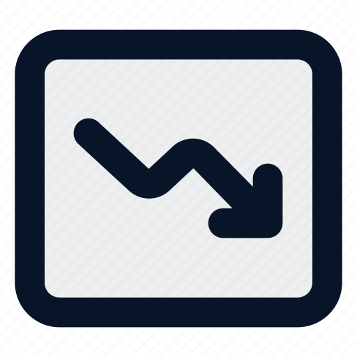 Down, trend, arrow, bearish, business, finance icon - Download on Iconfinder
