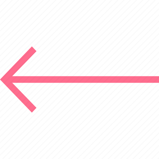 Arrow, back, direction, explore, left, line, minimalist icon - Download on Iconfinder