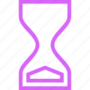 hourglass, purple, glass, loading, sand, time, ui, uploading, waiting