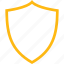 antivirus, armor, protection, safety, security, shield, ui, yellow 