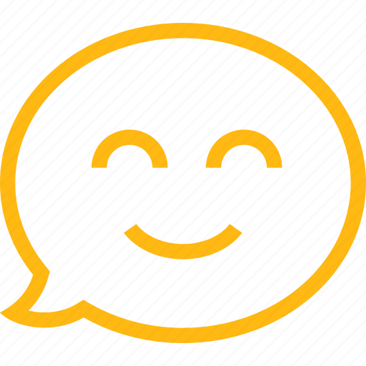 Chat, conversation, dialogue, emoji, face, good, people icon - Download on Iconfinder
