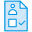 checklist, cv, document, file 