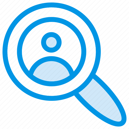 Account, magnifer, search, user icon - Download on Iconfinder