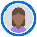 avatar, female, interface, ui, user