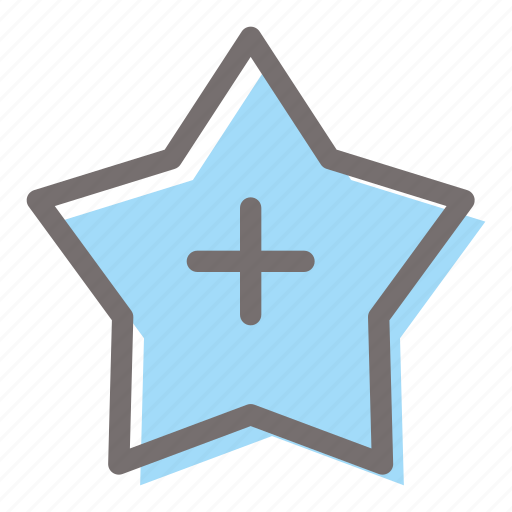 Add, favorite, plus, star, love, user interface icon - Download on Iconfinder