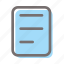 note, document, format, paper, user interface 