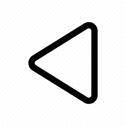 Arrow, drop, left, stroke icon - Download on Iconfinder